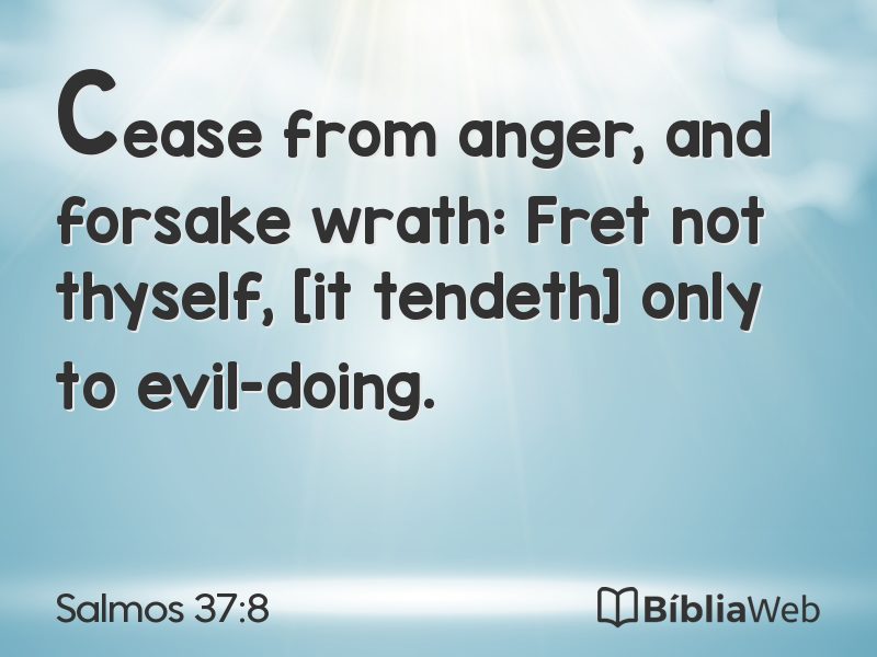 Salmos 37:8 em imagem para compartilhar
