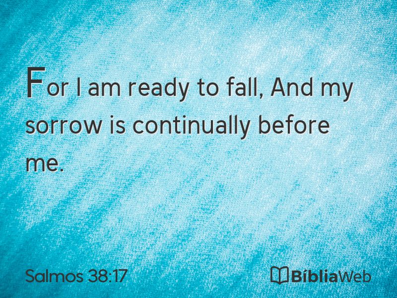 Salmos 38:17 em imagem para compartilhar