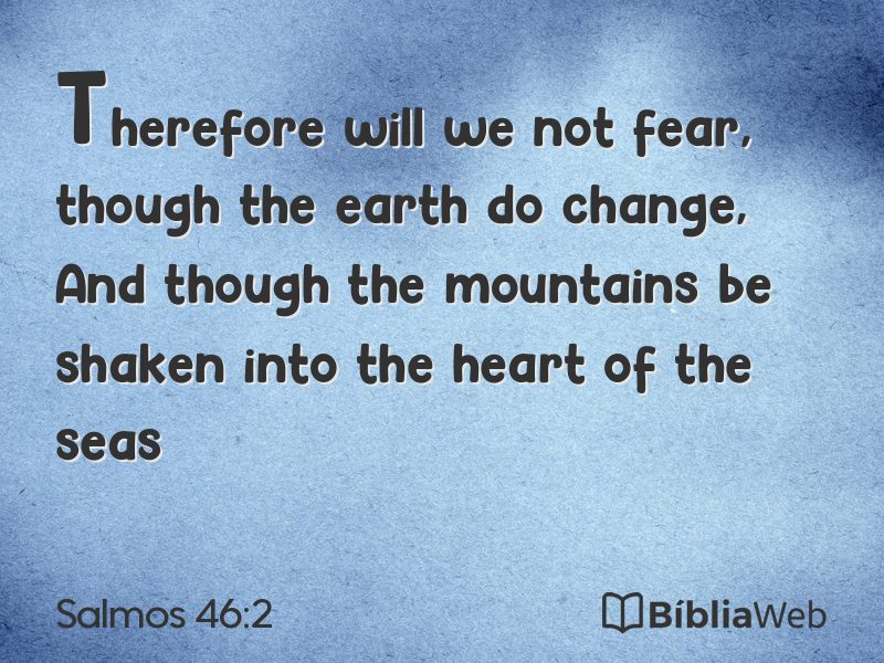 Salmos 46:2 em imagem para compartilhar
