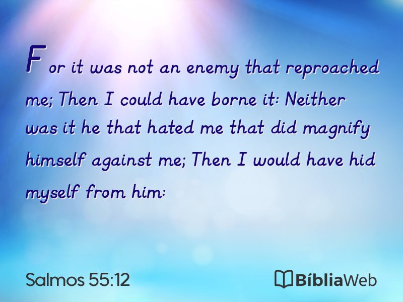 Salmos 55:12 em imagem para compartilhar