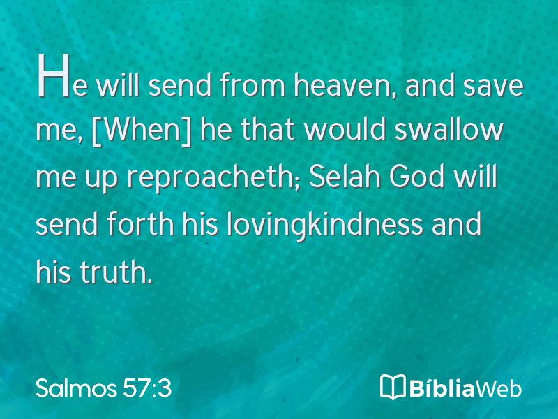 Salmos 57:3 em imagem para compartilhar
