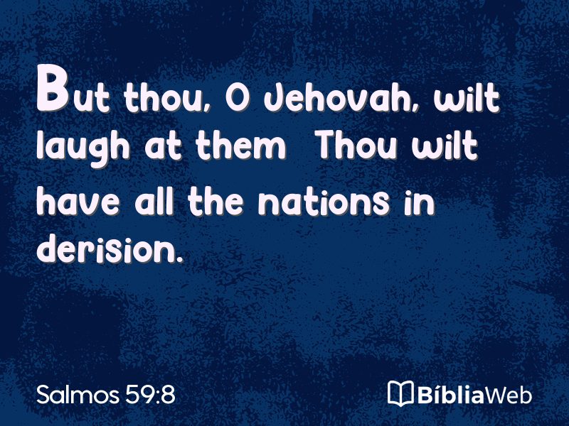 Salmos 59:8 em imagem para compartilhar
