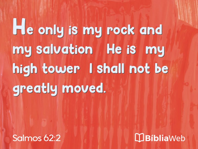 Salmos 62:2 em imagem para compartilhar