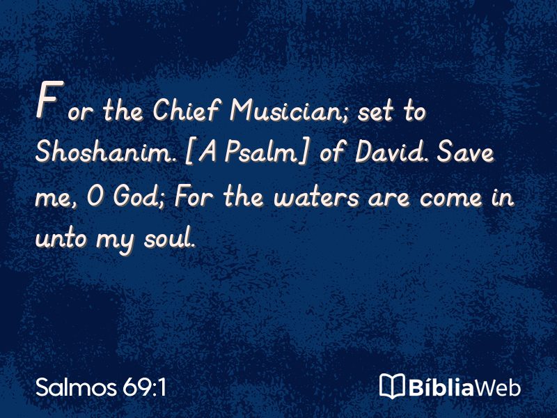 Salmos 69:1 em imagem para compartilhar