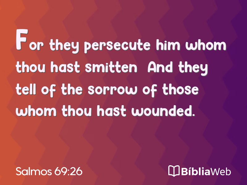 Salmos 69:26 em imagem para compartilhar