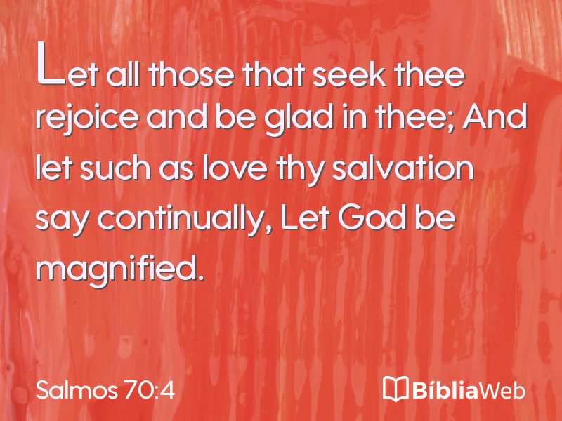 Salmos 70:4 em imagem para compartilhar