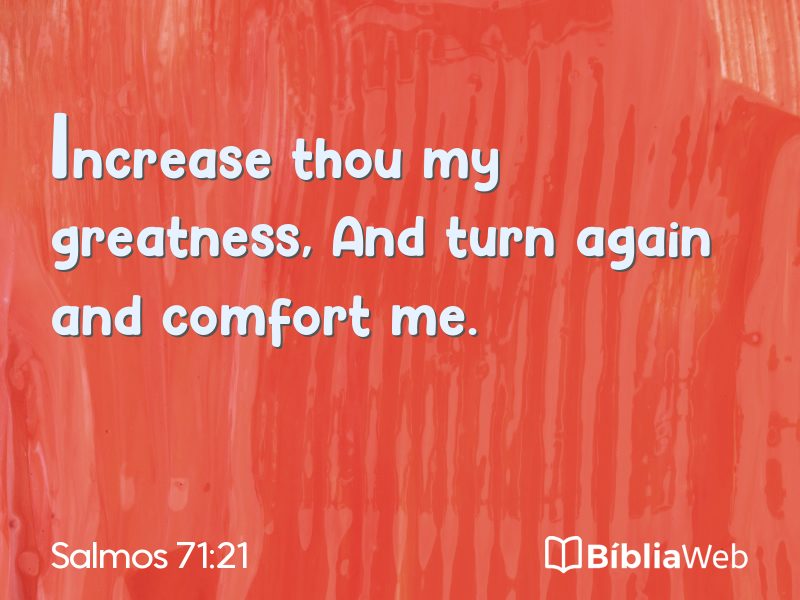 Salmos 71:21 em imagem para compartilhar