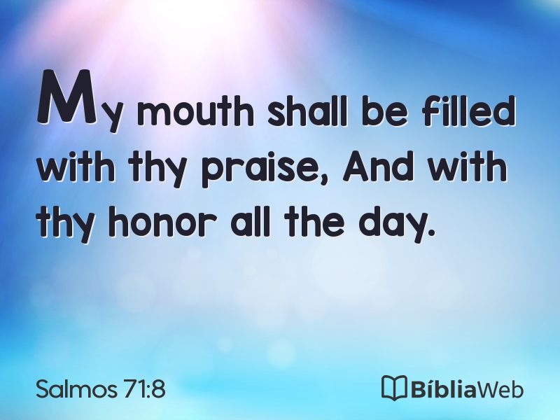 Salmos 71:8 em imagem para compartilhar