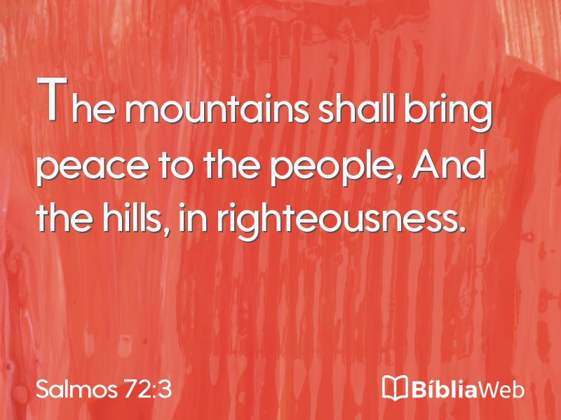 Salmos 72:3 em imagem para compartilhar
