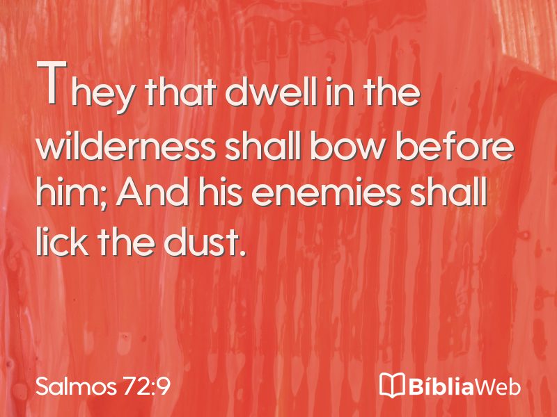 Salmos 72:9 em imagem para compartilhar