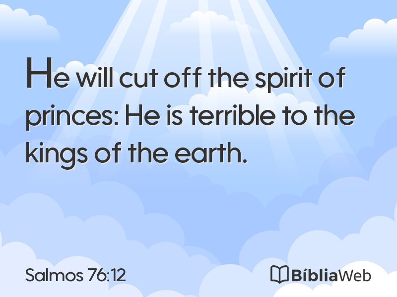 Salmos 76:12 em imagem para compartilhar