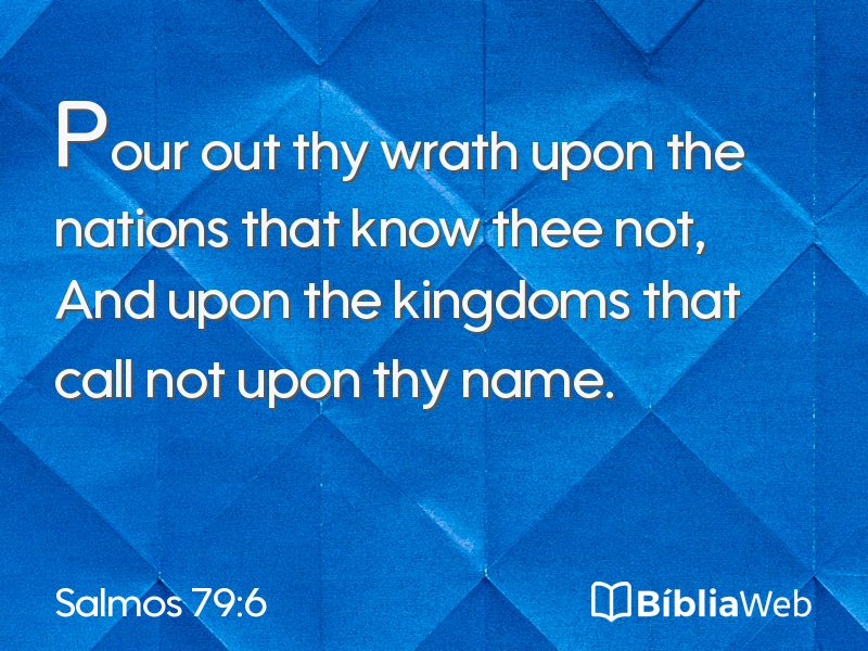 Salmos 79:6 em imagem para compartilhar