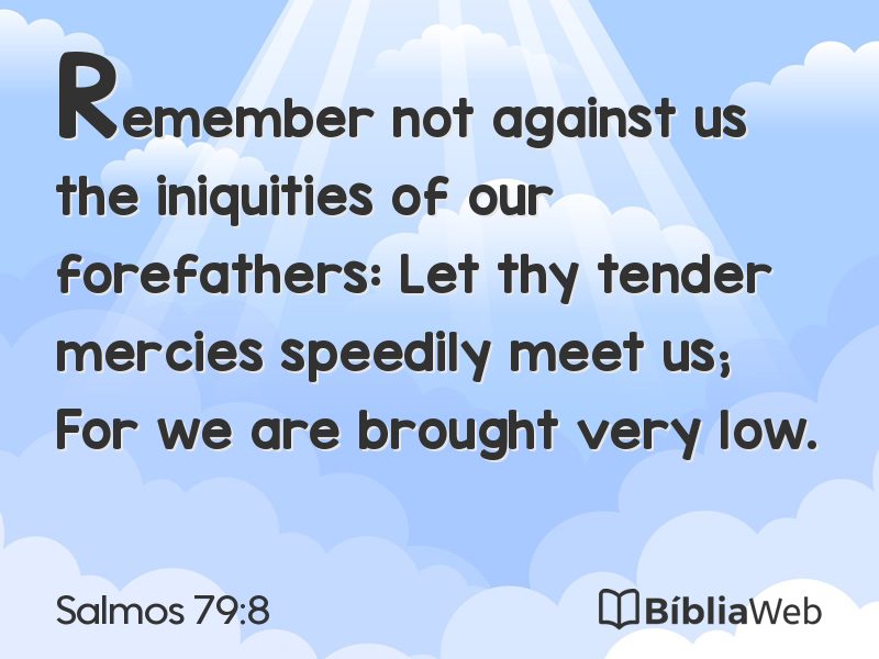 Salmos 79:8 em imagem para compartilhar