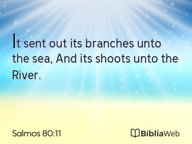 Salmos 80:11 em imagem para compartilhar