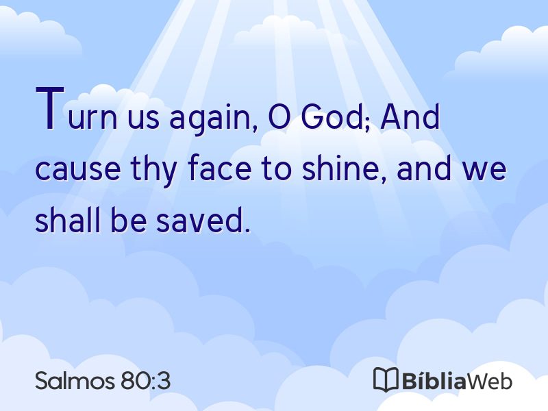 Salmos 80:3 em imagem para compartilhar