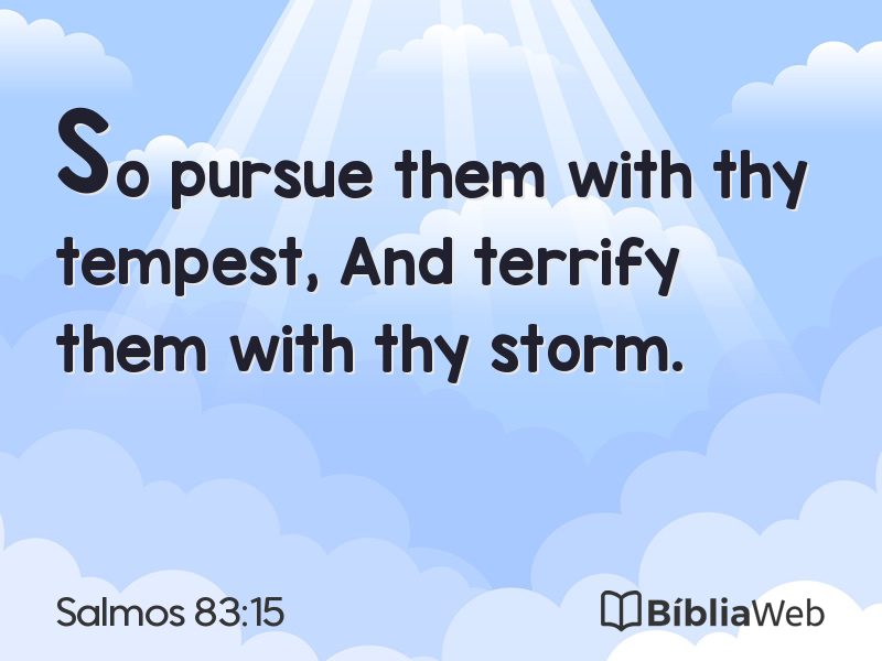 Salmos 83:15 em imagem para compartilhar