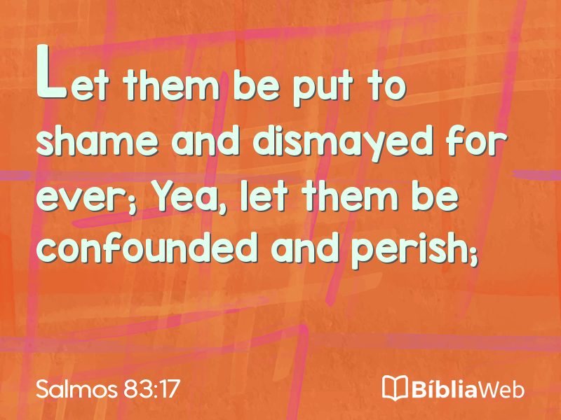 Salmos 83:17 em imagem para compartilhar