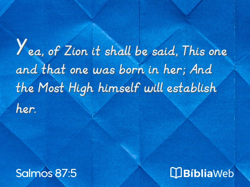 Salmos 87:5 em imagem para compartilhar