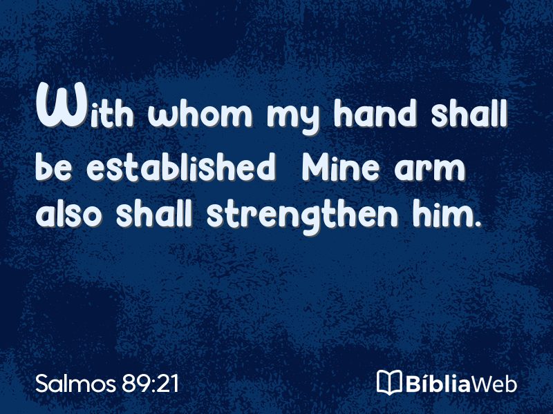 Salmos 89:21 em imagem para compartilhar