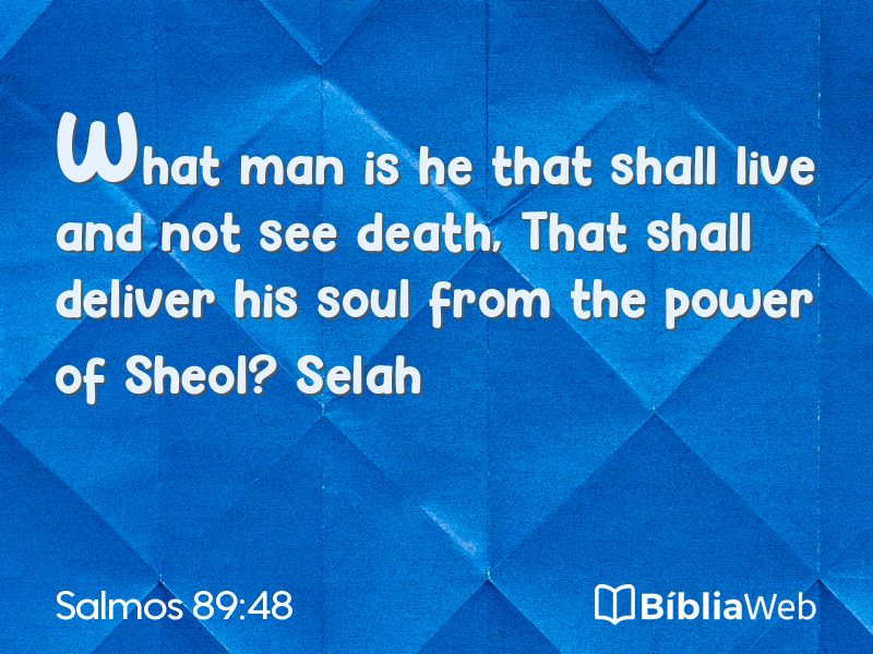 Salmos 89:48 em imagem para compartilhar