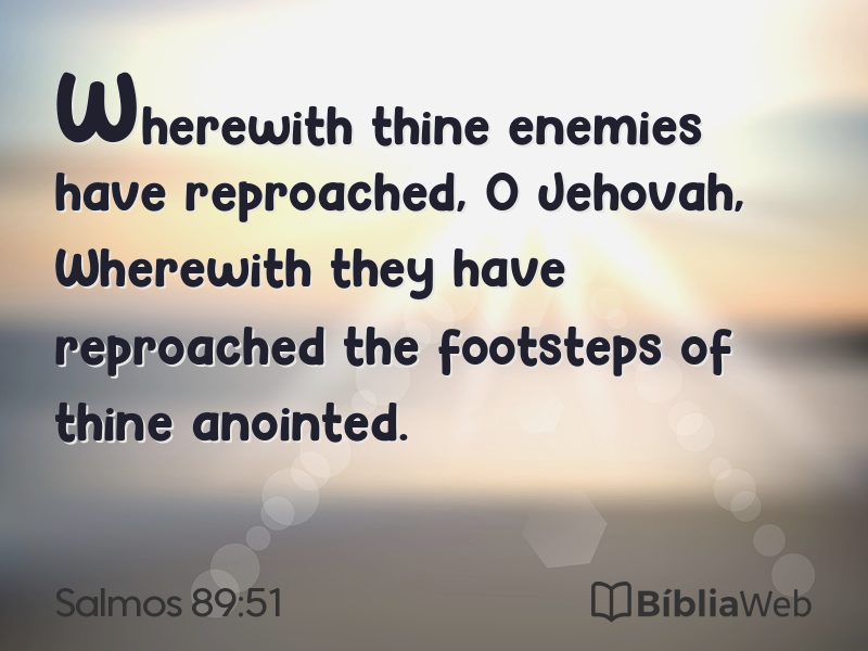 Salmos 89:51 em imagem para compartilhar