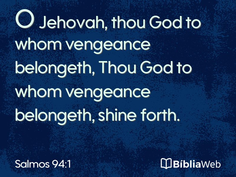 Salmos 94:1 em imagem para compartilhar