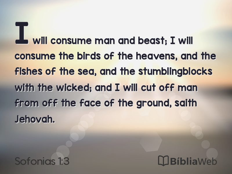Sofonias 1:3 em imagem para compartilhar