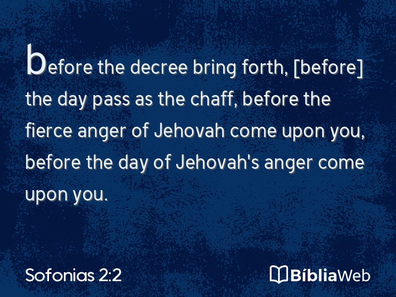 Sofonias 2:2 em imagem para compartilhar