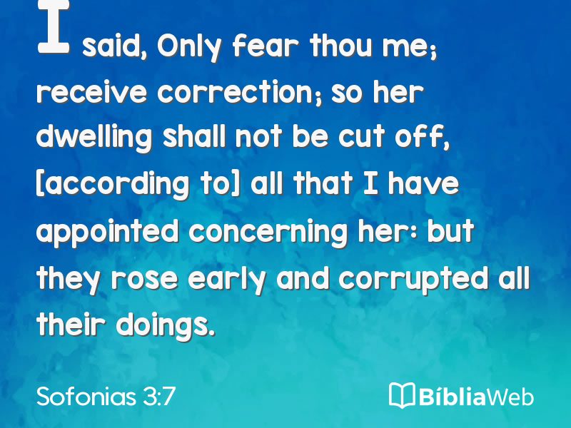 Sofonias 3:7 em imagem para compartilhar