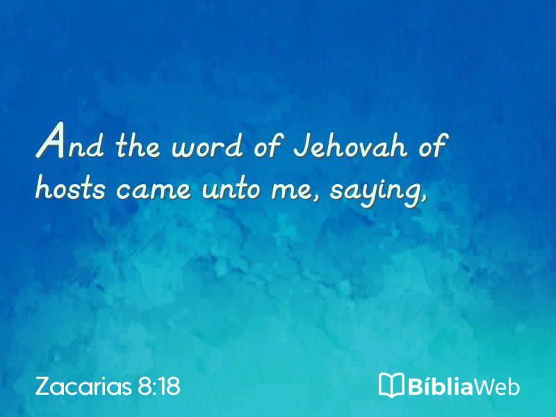 Zacarias 8:18 em imagem para compartilhar