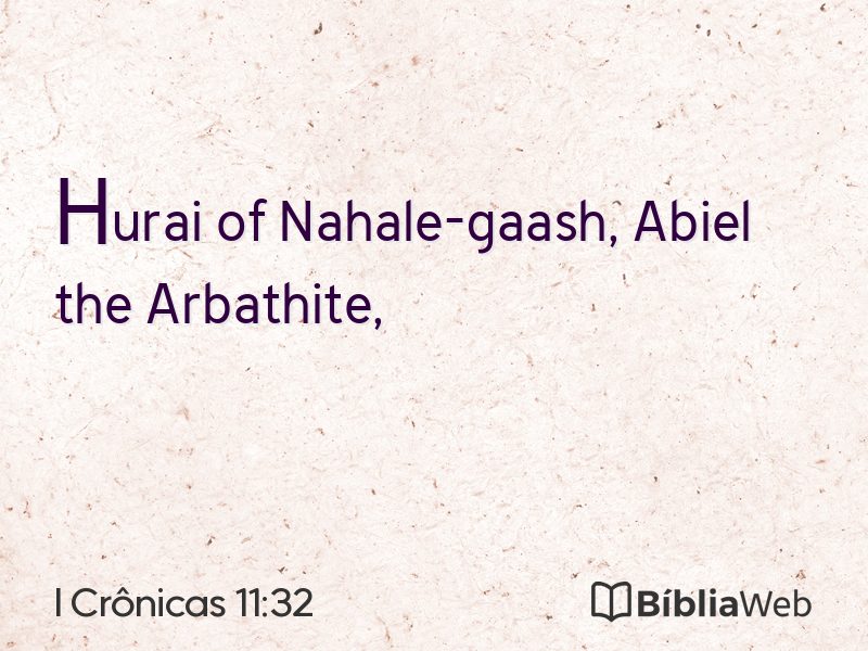 I Crônicas 11:32 em imagem para compartilhar