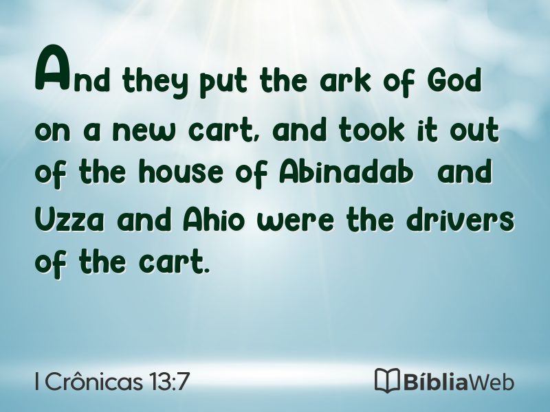 I Crônicas 13:7 em imagem para compartilhar
