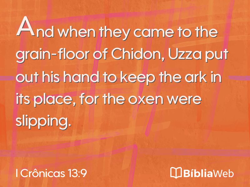 I Crônicas 13:9 em imagem para compartilhar