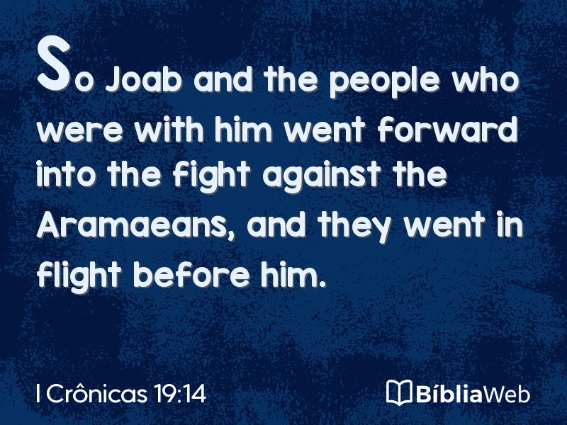 I Crônicas 19:14 em imagem para compartilhar