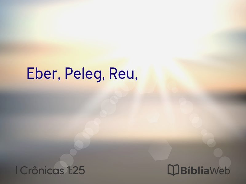 I Crônicas 1:25 em imagem para compartilhar
