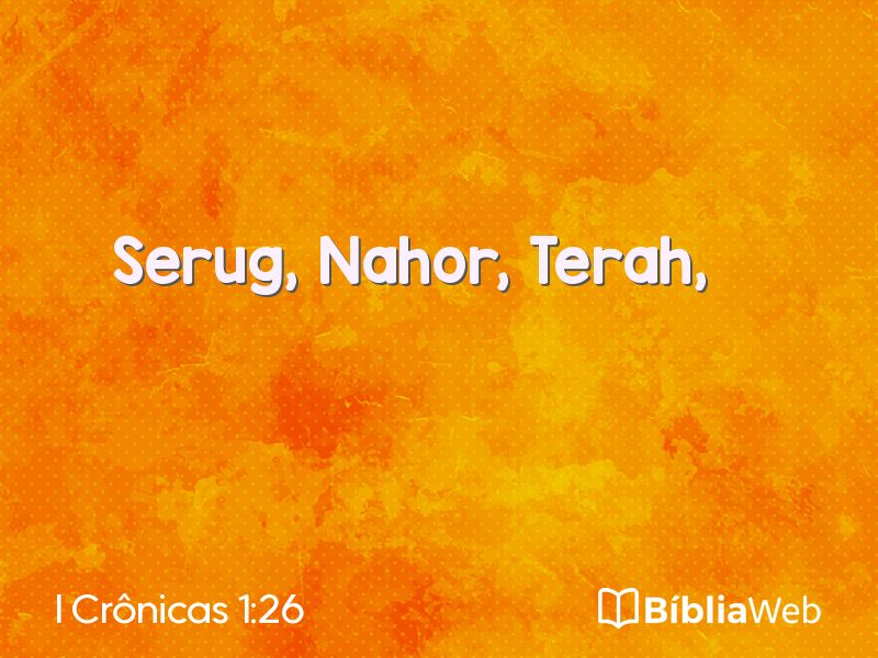 I Crônicas 1:26 em imagem para compartilhar