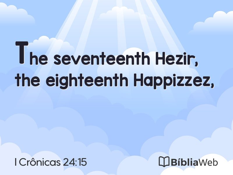 I Crônicas 24:15 em imagem para compartilhar