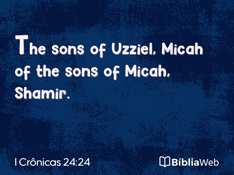 I Crônicas 24:24 em imagem para compartilhar