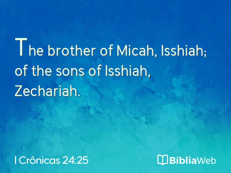 I Crônicas 24:25 em imagem para compartilhar