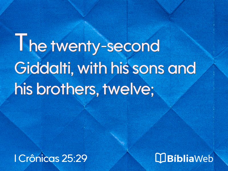 I Crônicas 25:29 em imagem para compartilhar