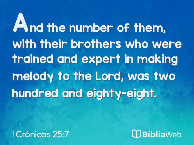 I Crônicas 25:7 em imagem para compartilhar
