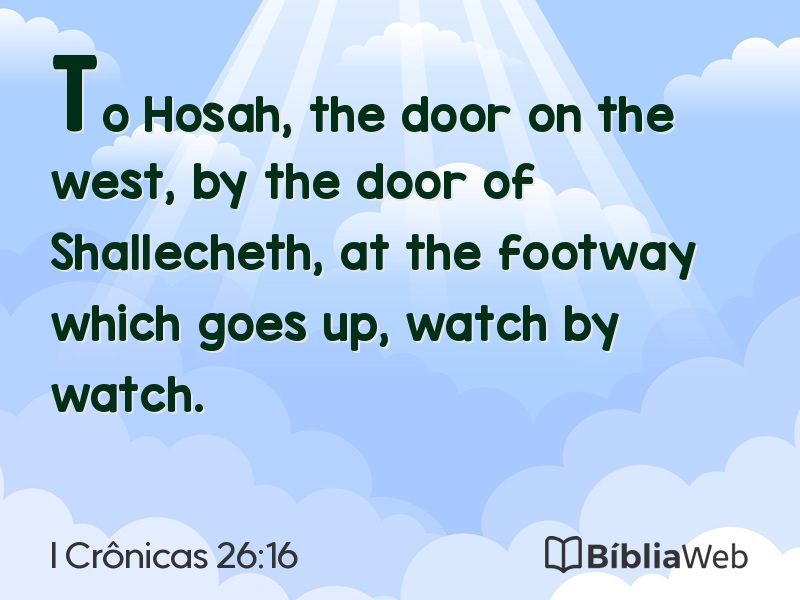 I Crônicas 26:16 em imagem para compartilhar
