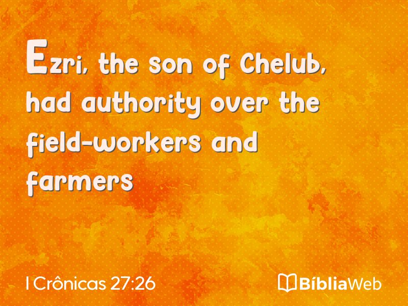 I Crônicas 27:26 em imagem para compartilhar