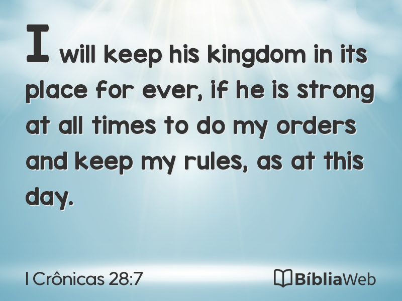 I Crônicas 28:7 em imagem para compartilhar