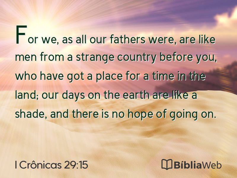 I Crônicas 29:15 em imagem para compartilhar