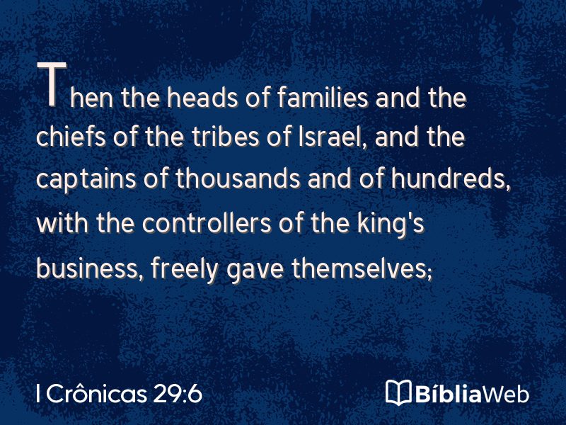 I Crônicas 29:6 em imagem para compartilhar