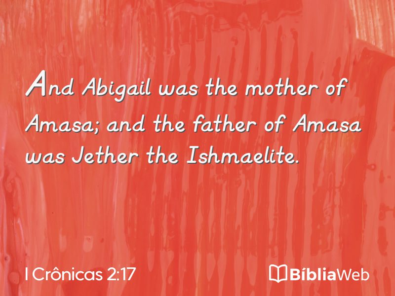 I Crônicas 2:17 em imagem para compartilhar