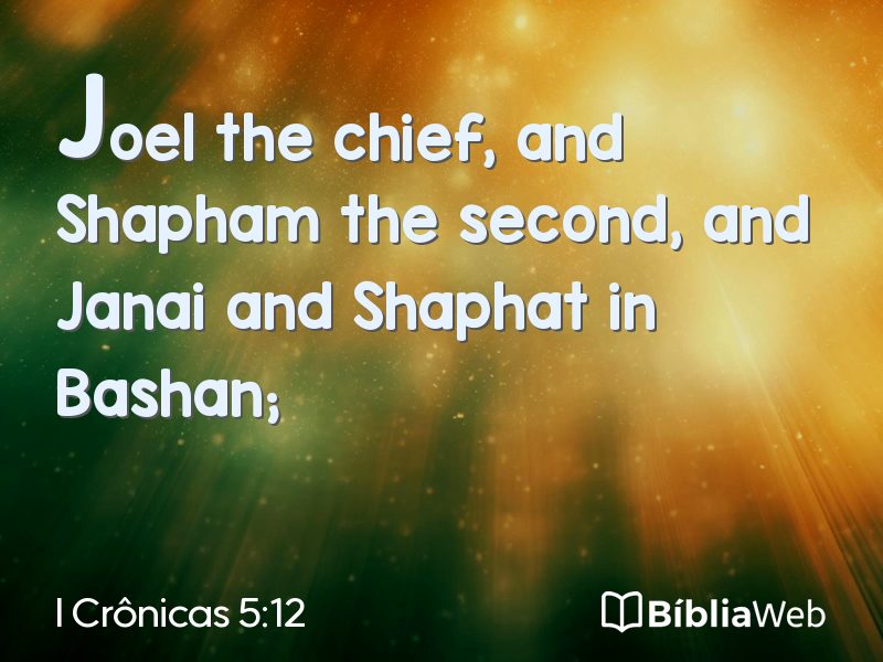 I Crônicas 5:12 em imagem para compartilhar