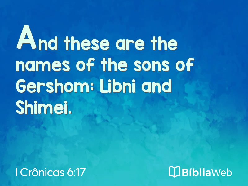 I Crônicas 6:17 em imagem para compartilhar