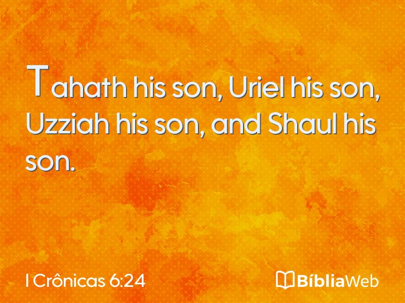 I Crônicas 6:24 em imagem para compartilhar